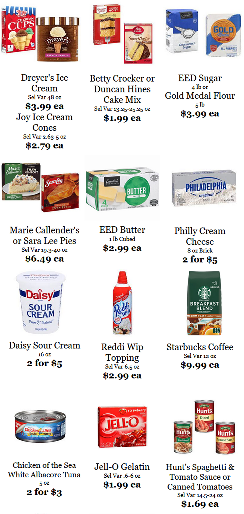 Weekly Specials 