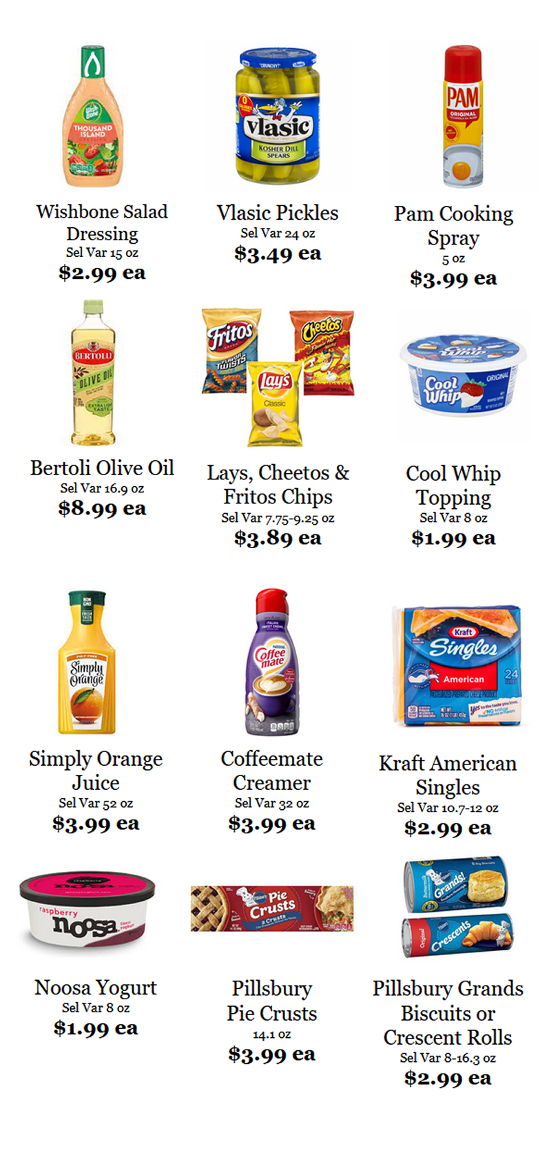 Weekly Specials 